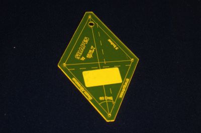 MOSAIC 4 inch sides 60 DEGREE DIAMOND ACRYLIC TEMPLATE